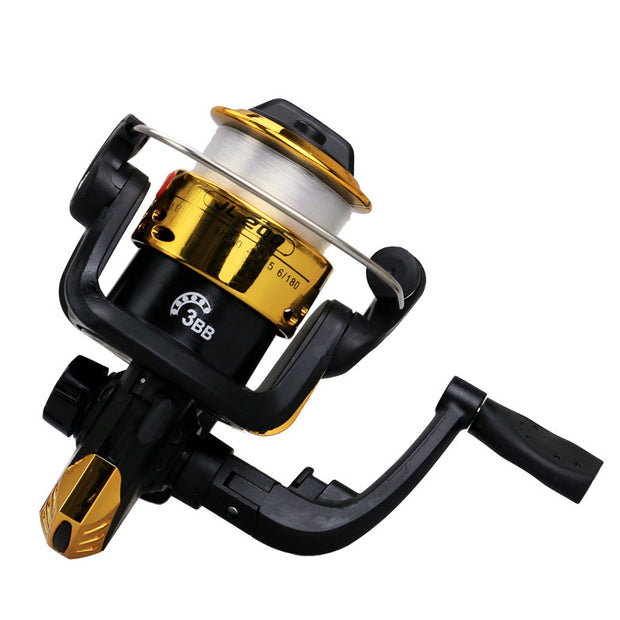 Spinning Reel 200 Type Folding Handle Travel Reel