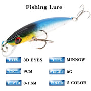 Lipped Fishing Lures Wobbler Hard Baits