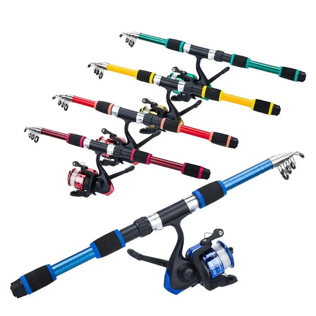 Gear Ratio Spinning Fishing Reel Set